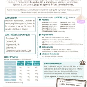CMV Croissance en poudre 5kg