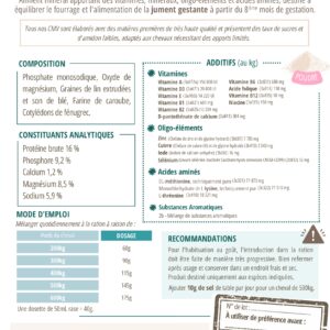 CMV Gestation en poudre 5kg